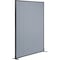 Global Industrial 48-1/4W x 96H Freestanding Office Partition Panel, Blue 695789FBL - alternate 1
